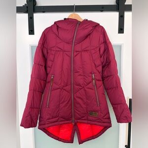 Orage Women's Red Pink Down Puffer Jacket